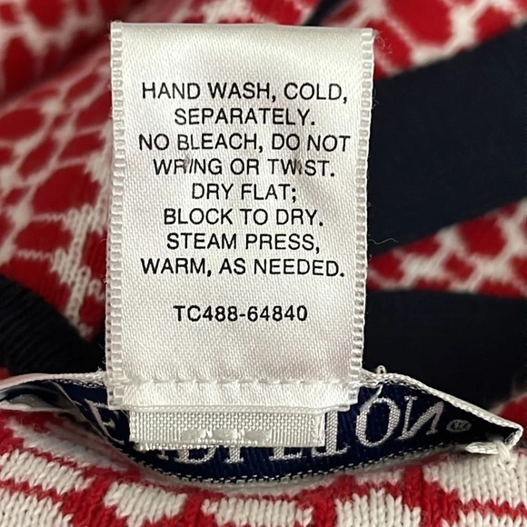 Pendleton Woolen Mills Reversible Cotton Knit Sweater - NWOT - Size Medium - Picture 6 of 6